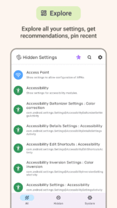 Settings: All Quick Access 1.6.11 (120-640dpi) (Android 6.0+)