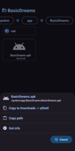 aShell - an ADB shell (f-droid version) v0.27 aShell - an ADB shell (f-droid version) v0.27