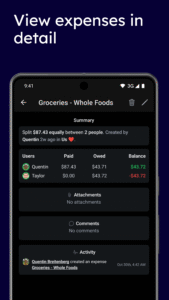 Split bills: SplitMyExpenses 1.0.2 Split bills: SplitMyExpenses 1.0.2