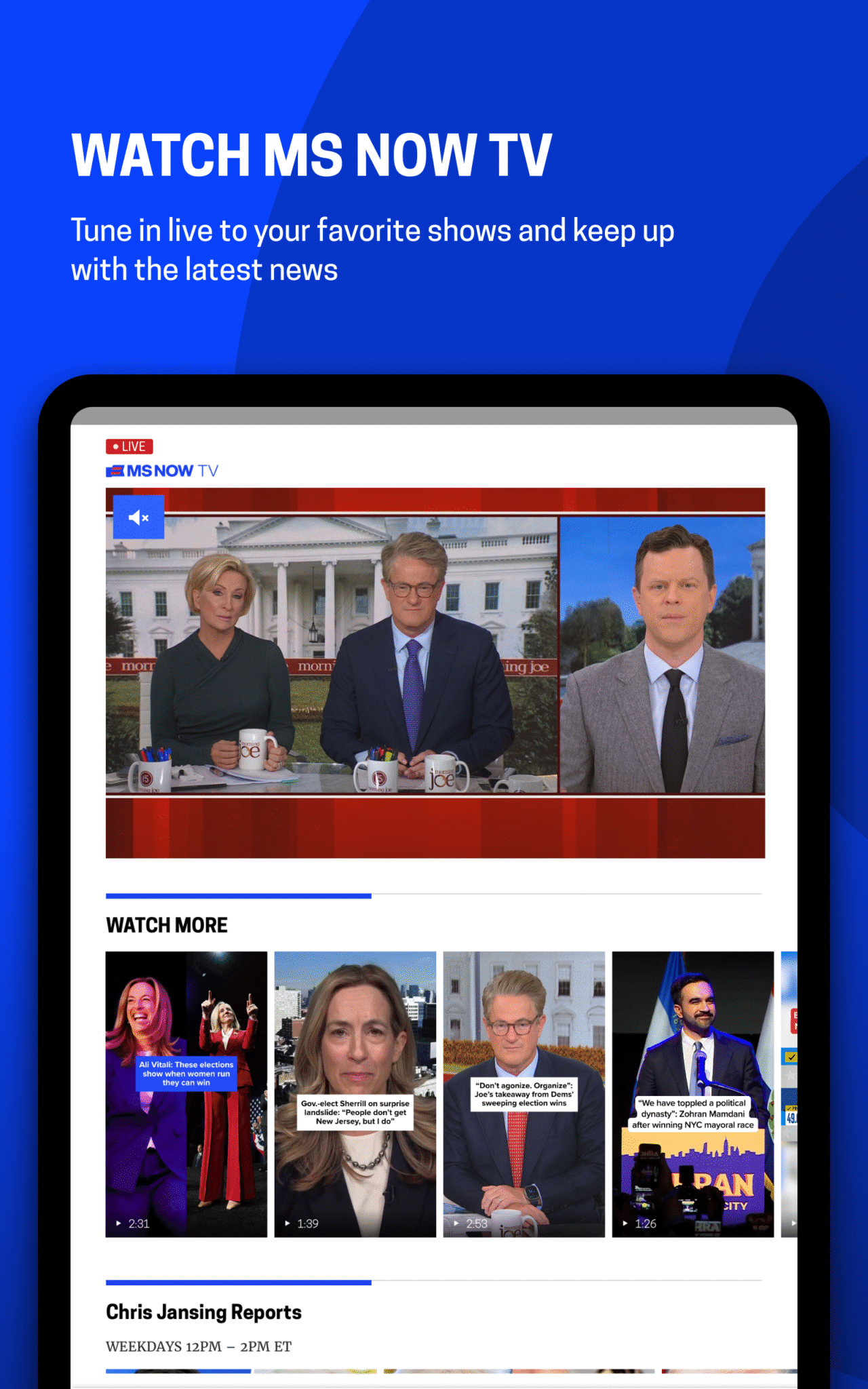 MS NOW: Watch Live News (Android TV) 7.10.0 APK Download by Versant ...