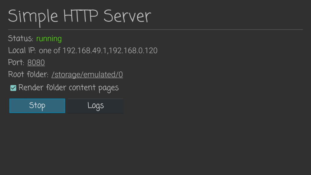 simple http server plus android app in the google play... Download Simple HTTP Server APKs for Android - APKMirror