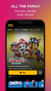 TOD – Sports & Entertainment 5.2.0