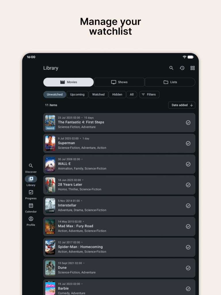 Cinexplore: TV & Movie Tracker 4.0.12 APK Download by Fidloo - APKMirror