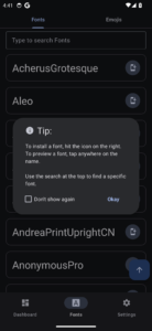 Font Manager 1.18.4 Font Manager 1.18.4