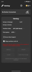 Ventoy (Unofficial) 9.10.1 (1.1.07)