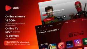 youtv - ТV, movies, Android TV 4.19.3