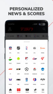 TSN: NFL, NHL, NBA, CFL & more (Android TV) 2.1.4