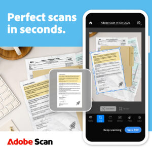 Adobe Scan AI PDF Scanner, OCR 25.12.03