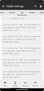 Hidden Android settings 2.1.1