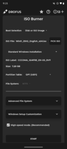DROFUS - ISO 2 USB 12.1.1 DROFUS - ISO 2 USB 12.1.1