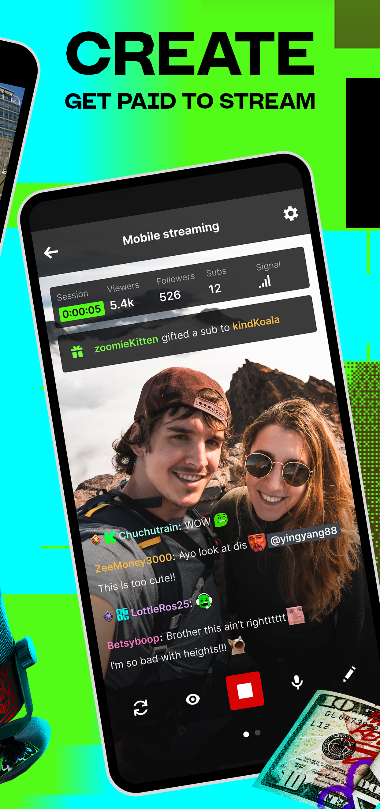 KICK LIVE STREAMING ANDROID visual data 8
