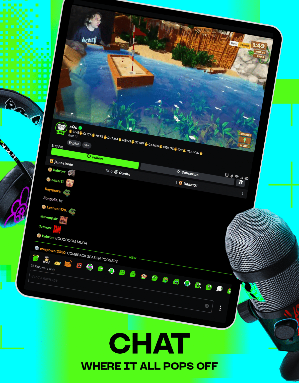 KICK LIVE STREAMING DOWNLOAD visual data 5