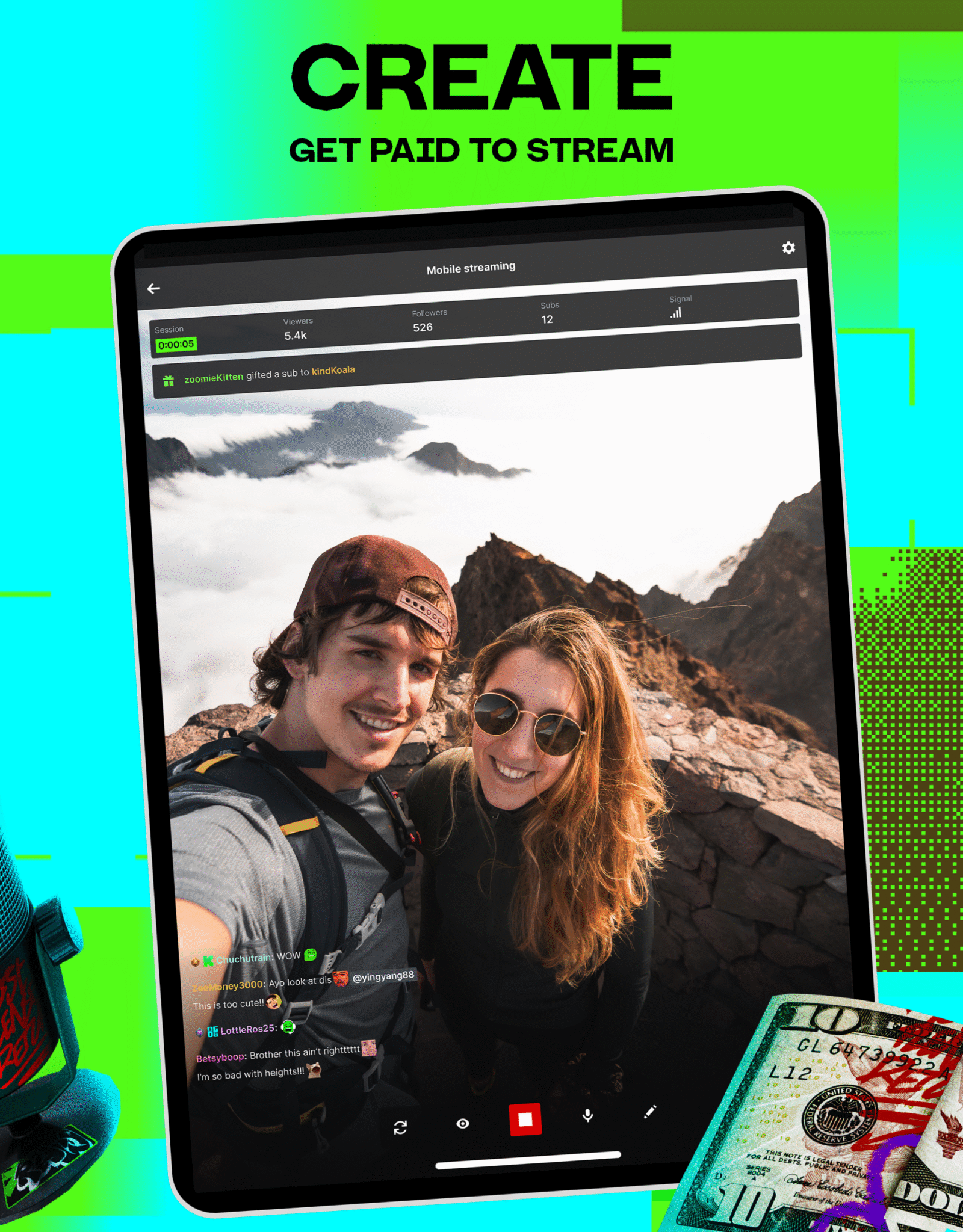 KICK LIVE STREAMING PAY visual data 4