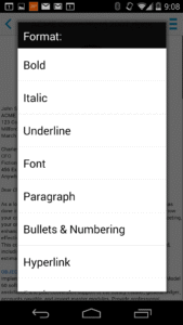 Docs To Go™ Office Suite 4.004 Docs To Go™ Office Suite 4.004
