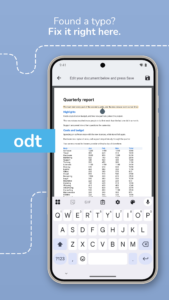 OpenDocument Reader - view ODT 4.19.1 OpenDocument Reader - view ODT 4.19.1