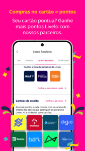 Livelo: juntar e trocar pontos 8.46.1