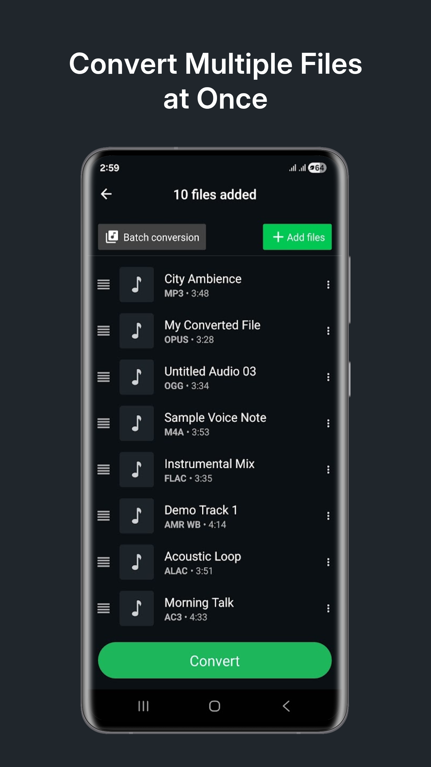 Download Audio Converter (MP3 AAC OPUS) APKs for Android - APKMirror