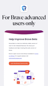 Brave Beta 1.74.5