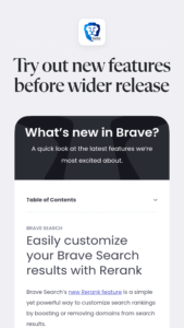 Brave Beta 1.74.5