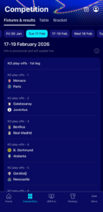 UEFA Champions League Official 17.0.1