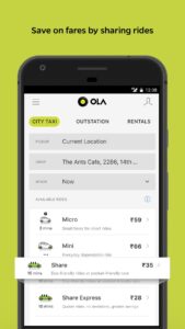 Ola Lite: Lighter Faster Ola App. Book Taxi & Cabs 3.1 Ola Lite: Lighter Faster Ola App. Book Taxi & Cabs 3.1