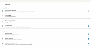 Simplicity Browser 8.7.8 Simplicity Browser 8.7.8