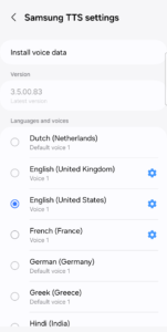 Samsung TTS (Text-to-speech) 3.0.03.14