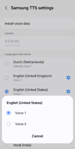 Samsung TTS (Text-to-speech) 3.0.03.14
