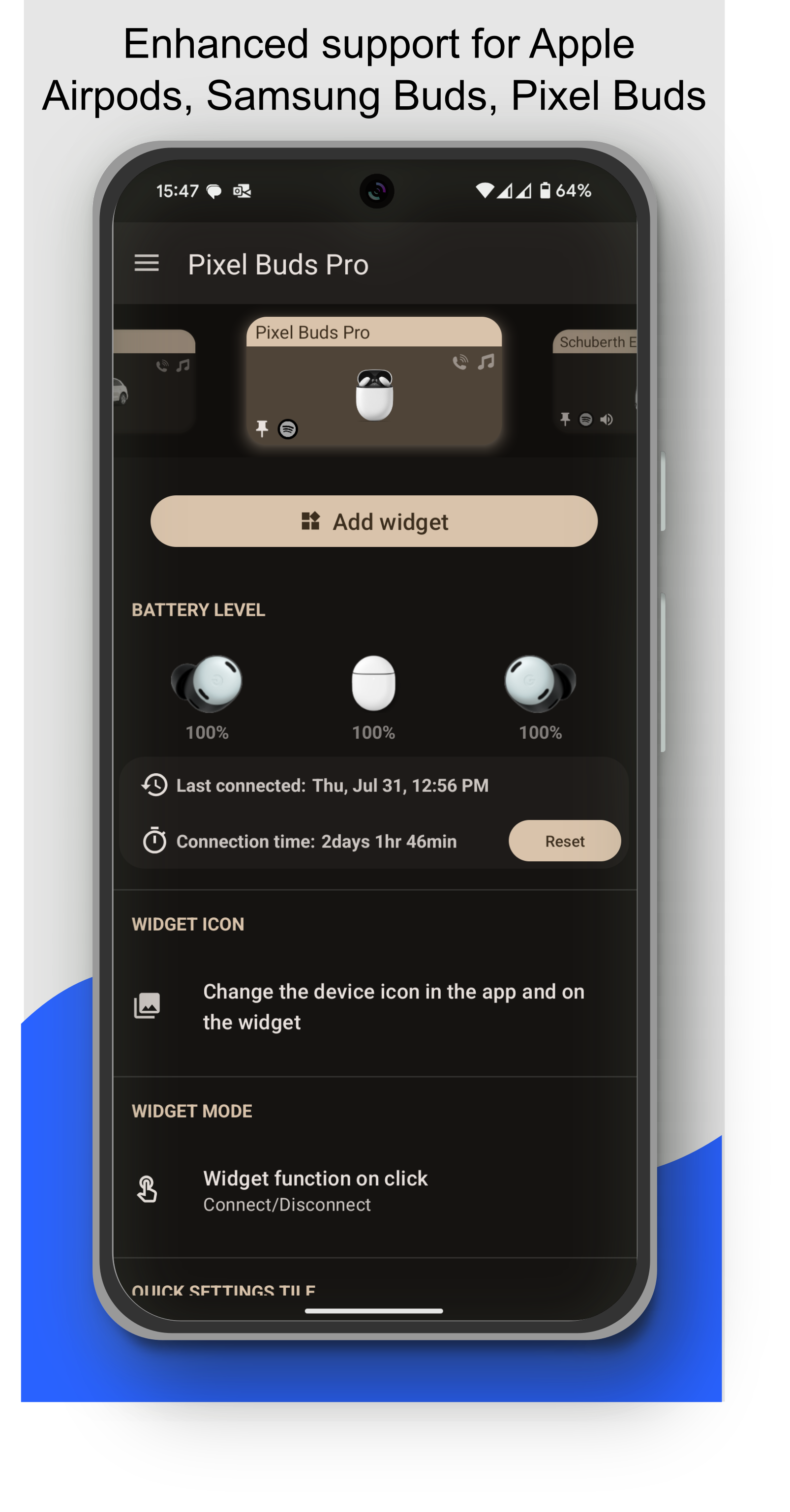 Bluetooth Audio Connect Widget 9.1.7 APK Download by Tomas Hadraba ...