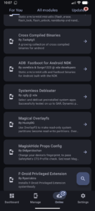 Androidacy Module Manager 3.1.3-play (Early Access) (arm64-v8a) (480-640dpi) (Android 10+) Androidacy Module Manager 3.1.3-play (Early Access) (arm64-v8a) (480-640dpi) (Android 10+)