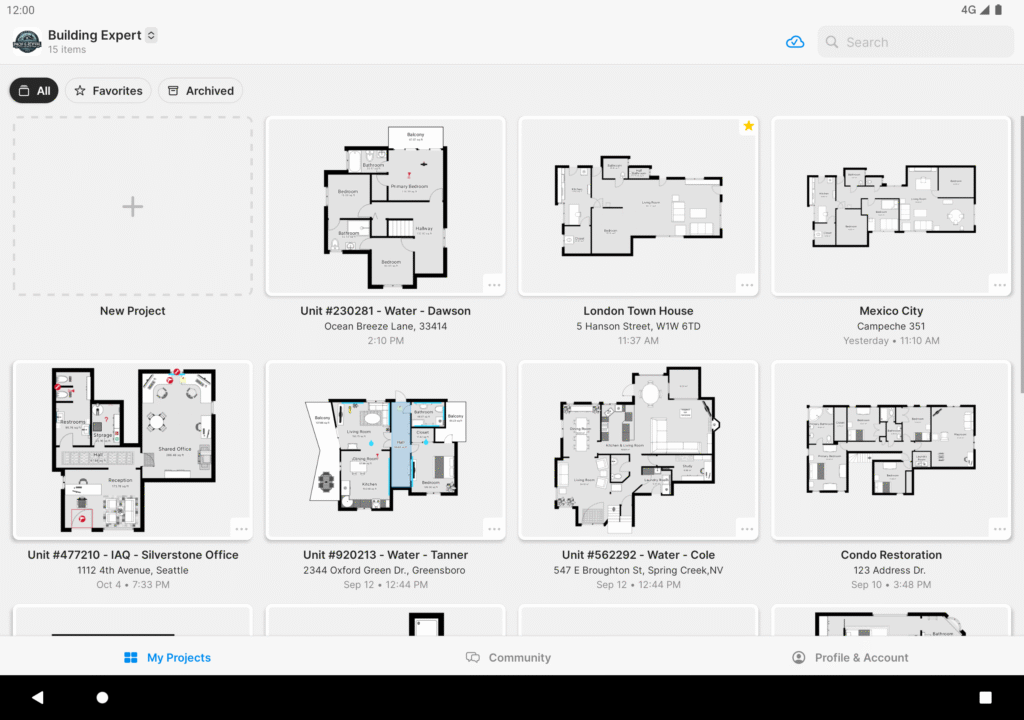 magicplan screenshot
