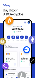 BitPay: Buy BTC ETH & Solana 14.40.1