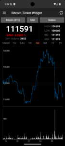 Bitcoin Ticker Widget 1.8.80 Bitcoin Ticker Widget 1.8.80