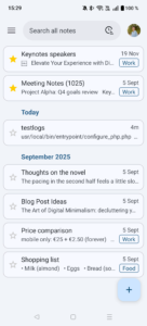 Nextcloud Notes (f-droid version) 4.5.0
