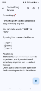Nextcloud Notes (f-droid version) 4.5.0
