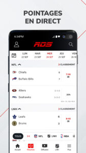 RDS: LNH, NBA, CFL, MLB & plus 5.0.4