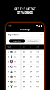 WNBA - Live Games & Scores 19.1.3