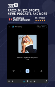 TuneIn Radio: Music & Sports 28.8.1