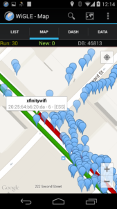 WiGLE WiFi Wardriving 2.108