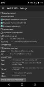 WiGLE WiFi Wardriving 2.108