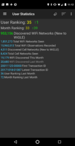 WiGLE WiFi Wardriving 2.108