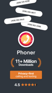 Phoner: Second Phone Number 8.50 Phoner: Second Phone Number 8.50