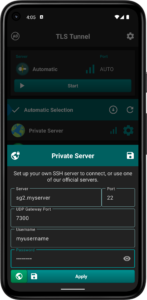 TLS Tunnel: Fast Secure VPN 7.2.2