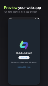 CodeSnack IDE: AI Coding Agent 6.7.0 CodeSnack IDE: AI Coding Agent 6.7.0