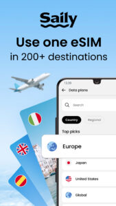 Saily: eSIM for Travel 3.34.0 Saily: eSIM for Travel 3.34.0