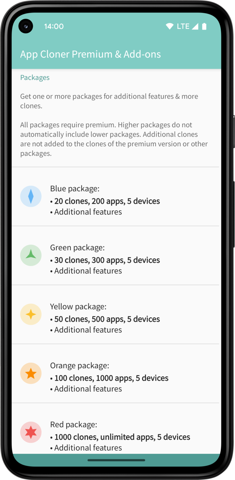 App Cloner Premium & Add-ons 2.17.1 (Android 5.0+) APK Download by ...