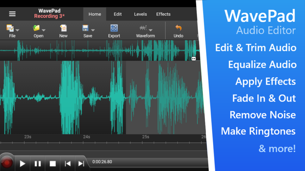 WavePad Audio Editor 18.02 (nodpi) (Android 5.0+) APK Download by NCH ...