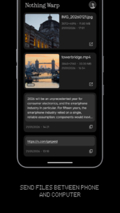 Nothing Warp (Beta) 0.9.10