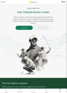 The Masters Golf Tournament 16.3.2275