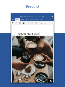 Microsoft Word: Edit Documents 16.0.11601.20074